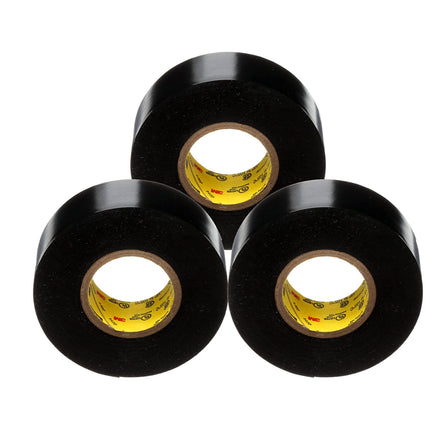 Scotch 6132-BA-10 Super 33+ Vinyl Electrical Tape.75-Inch x 66-Foot, Pack of 10, Black, 10 Roll
