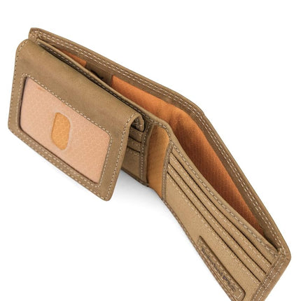Timberland PRO Men's Leather RFID Wallet with Removable Flip Pocket Card Carrier, Wheat/Pullman, One Size