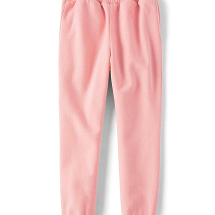 The Children's Place Girls' Active Fleece Jogger Pants, Light Pink, X-Small