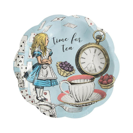 Talking Tables 12 x Blue Alice in Wonderland Small