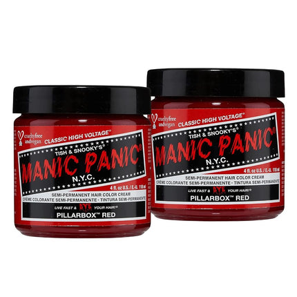 MANIC PANIC Classic Pillarbox Red Semi Permanent H