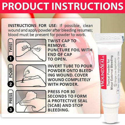 WoundSeal Powder 4 Each (Pack of 2) by Woundseal