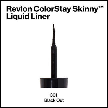 Revlon Colorstay Skinny Liquid Liner, Black Out 301