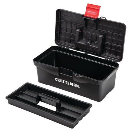 CRAFTSMAN Tool Box, Lockable, 13 in, Red/Black (CMST13004)