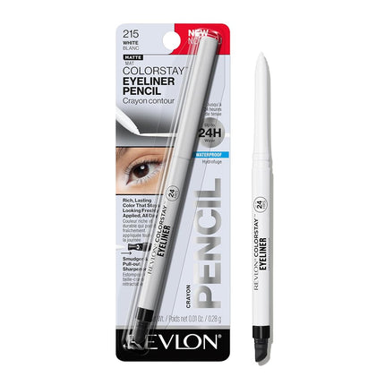 REVLON ColorStay Pencil Waterproof Eyeliner, Smudg