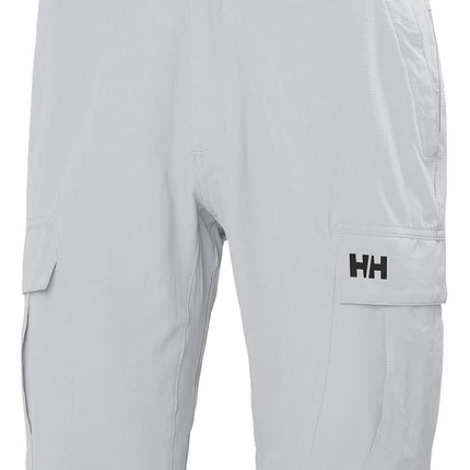 Helly Hansen Mens Quick-Dry Cargo Shorts, 33, Grey Fog