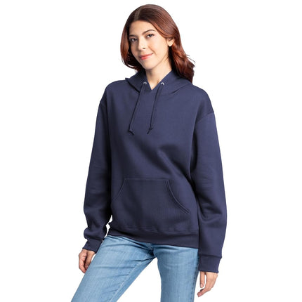 Fruit of the Loom Unisex's Eversoft Fleece Hoodies, Full Zip, Moisture Wicking & Breathable, Sizes S-4x Shirt, Navy Pullover, XXXL
