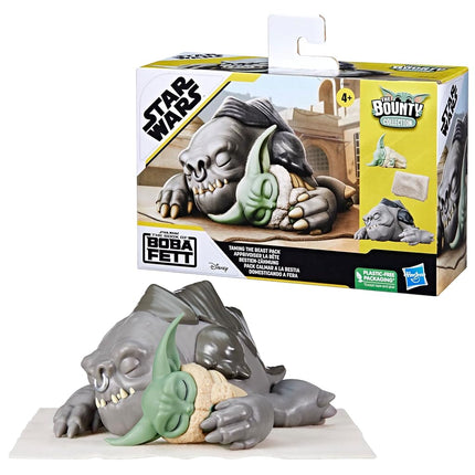 The Bounty Collection Taming The Beast Pack, Rancor & Grogu Mini Action Figures, 2.25-Inch Scale Toys for 4 Year Old Boys & Girls