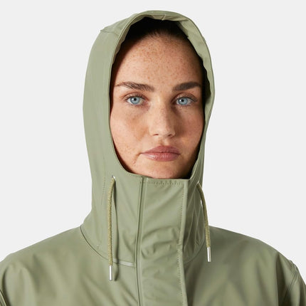Helly Hansen Women's W Moss Rain Coat, Green, XL