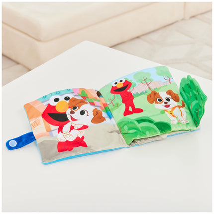 GUND Barrio Sésamo Amigos Peludos para Siempre Libro Suave Elmo y Tango Peluches, 16.5 cm