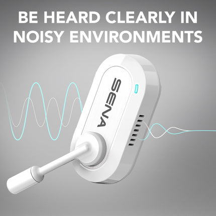 Sena BiKom 20 Outdoor Mesh Communication System, Lightweight, weighing only 20 grams (White, Single Pack)