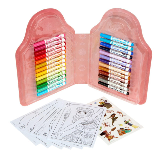 Crayola Disney Princess Color & Activity Set, 20 Coloring Book Pages, Princess Stickers, Gift for Girls & Boys