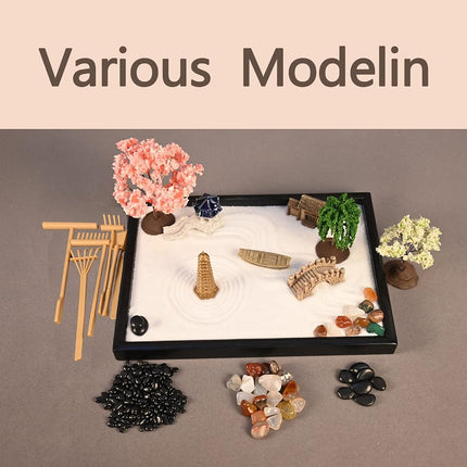 Yoquare 10" x 7" Mini Zen Garden Kit