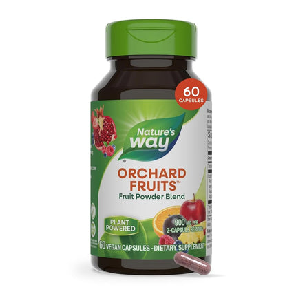 Nature's Way Orchard Fruits Capsules, 60 Count