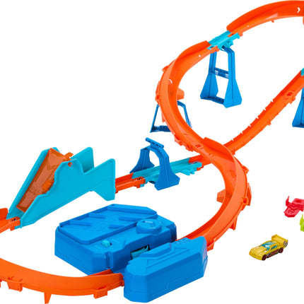 Hot Wheels Track Creator Boosted Jump Speedway Set & Toy Car