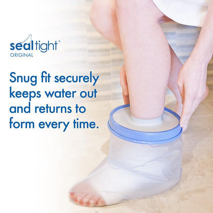 SEAL-TIGHT Original Cast and Bandage Protector, Watertight Protection, Keeps Skin and Casts Dry, Prevents Moisture Penetration, Ideal Protection when Showering or Swimming, Adult, Short Leg, 61cm