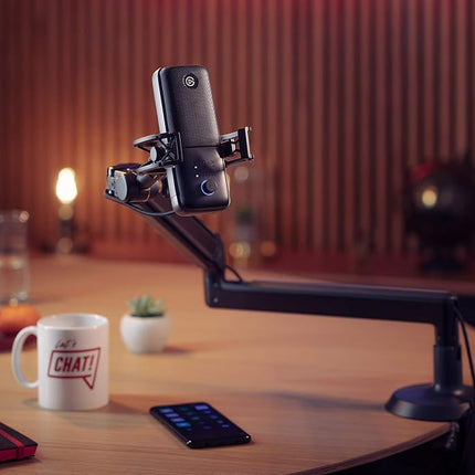 Elgato Wave Shock Mount, Maximum Isolation from Vibration Noise, Steel Chassis with Reinforced Elastic Suspension, Custom Built for Elgato Wave Microphones