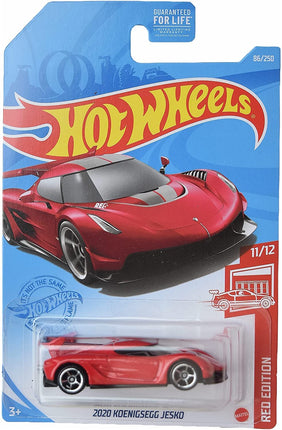 Hot Wheels 2020 Koenigsegg Jesko, [Red] 86/250 Red