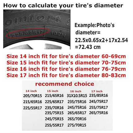 Rv Spare Tire Covers for Trailers Wheel Protectors Tyre Covers Weatherproof and Dustproof Wheel Covers Universal Fit for SUV Truck Travel Trailers Camper 17" - Wolf