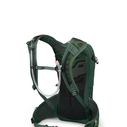 Mochila de ciclismo de montaña Osprey Raptor 10L para hombre con depósito hidráulico, color verde tundra, talla única, mochila de ciclismo de montaña con depósito hidráulico