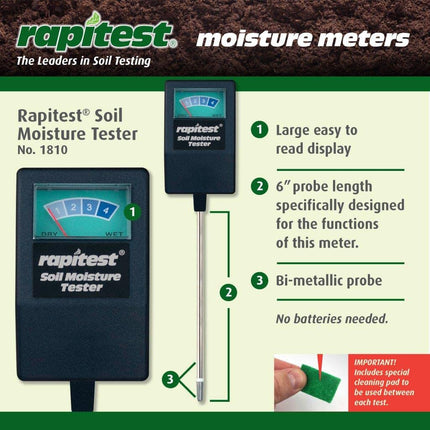 Luster Leaf 1810 Meter Rapitest Soil Moisture Tester