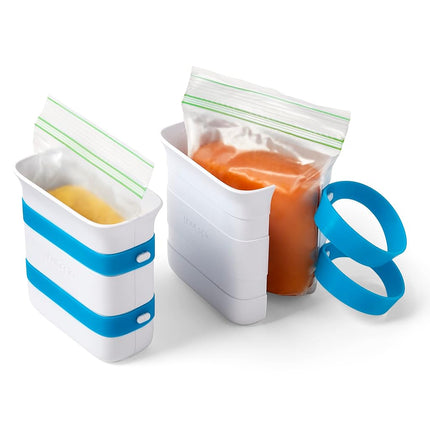 YouCopia FreezeUp Freezer Food Block Maker, Quart 
