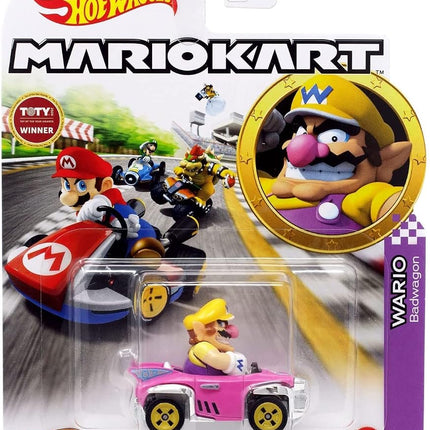 DieCast KART by Wario Batwagon by Super Mario Kart 1:64 Scale 5cm Hot Wheels