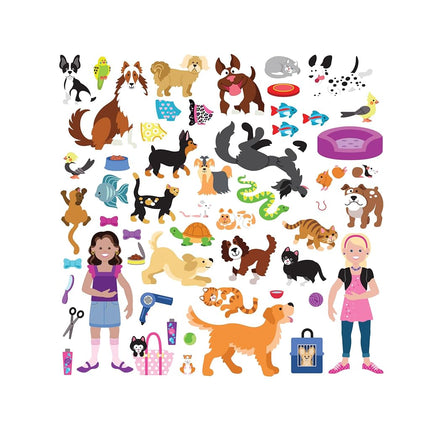 Melissa & Doug Pet Place Puffy Sticker Activity Book (Reusable Puffy Sticker Play Set, 10 Pages, 115 Stickers)