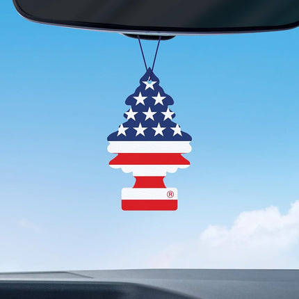 24 Pack Car Freshner 10945 Little Trees Air Freshener Vanilla Pride Scent - Single Tree per Package