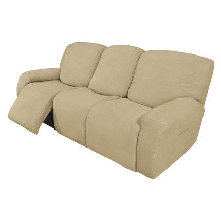 Easy-Going 8 Pieces Recliner Sofa Stretch Sofa Sli