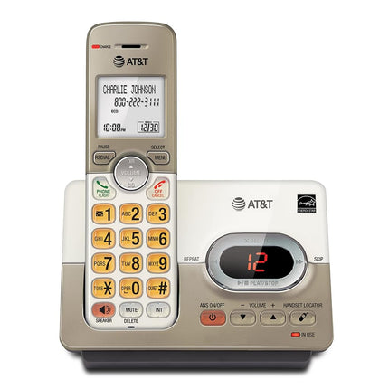 AT&T EL52113 Téléphone DECT 6.0 avec répondeur et identification de l'appelant/appel en attente, 1 combiné sans fil