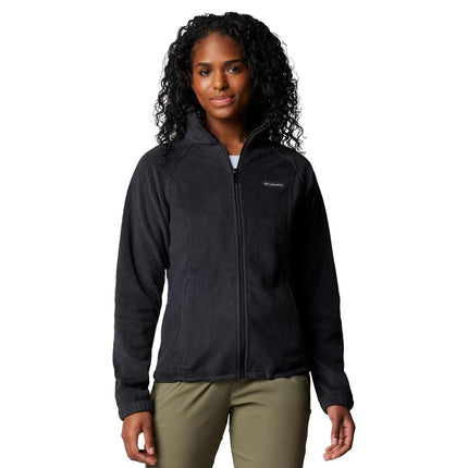 Columbia Women's Benton Springs Full Zip Full Zip Fleece Jacket, BLACK, Size S