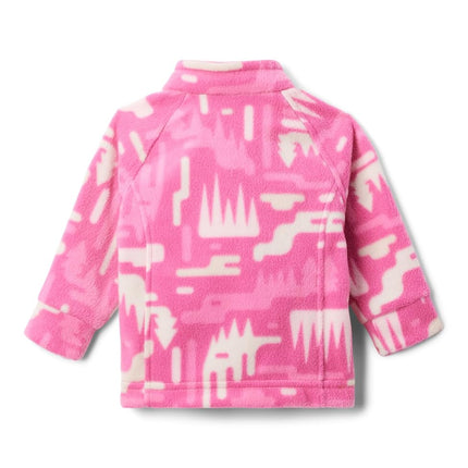 Columbia Baby Benton Springs II Printed Fleece, Pink Ice Highland, 3/6