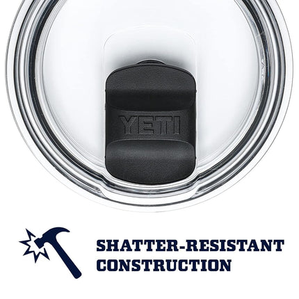 YETI Rambler 10 oz Lowball, Vacuum Insulated, Stainless Steel with MagSlider Lid, Black
