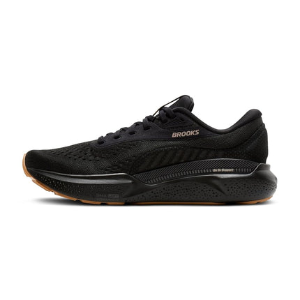 Brooks Women's Adrenaline Gts 24 Sneaker, Black/Biscuit, 8.5 UK