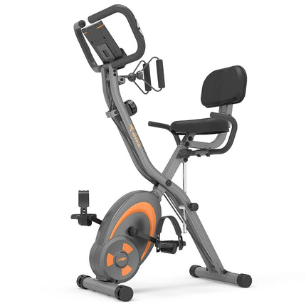 leikefitness Folding Stationary Bike Recumbent Exe