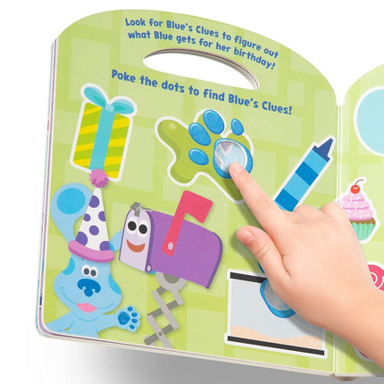 Melissa & Doug Blue's Clues & You! Children's Book - Poke-A-Dot: Shapes with Blue, Multicolor, 33006