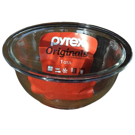 Pyrex Prepware 1-Quart Glass Mixing Bowl, 0.94 liters Made in The USA