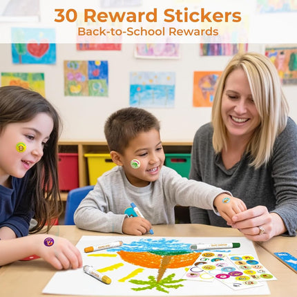 JUPITEARTH Silky Crayons for Toddlers 4-8, Twist & Non-Toxic, 48 Colors