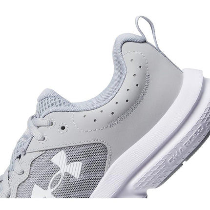 Under Armour - Mens Charged Assert 10 4E Sneakers, Color Mod Gray/Mod Gray/White (100), Size: 7 UK