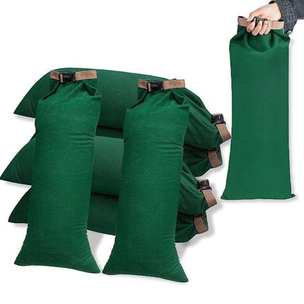 6 Pack Flood Water Barrier Sand Bags,Thickened Lon