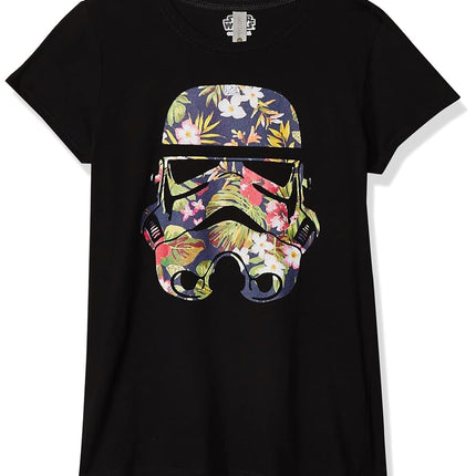 STAR WARS Girls' Big, Black // Storm Flower, X-L