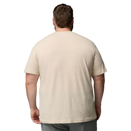 Columbia Men's Thistletown Hills Short Sleeve Hiking Shirt, Ancient Fossil Heather, Large