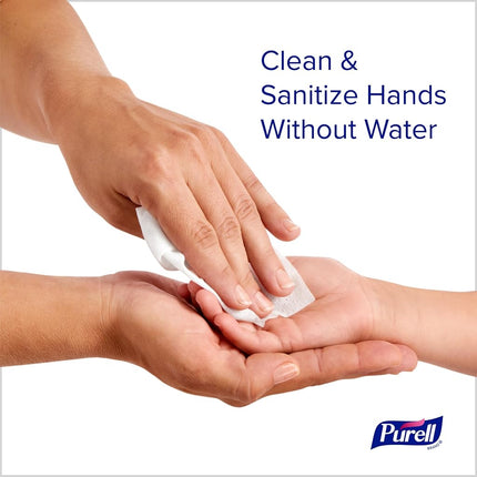 PURELL Hand and Face Sanitizing Wipes - Clean Refreshing Scent Non-Alcohol Wipes 40 Count Canisters (Case of 6) - 9120-06-CMR