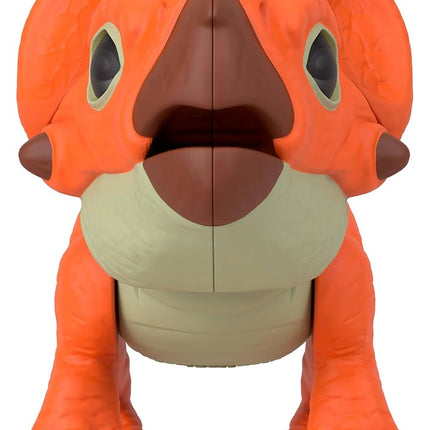 Fisher-Price Imaginext Jurassic World: Rebirth Dinosaur Action Figure with Kid-Activated Motion & Growing Spikes, 7.75-inch Aquilops Dino Toy, JGP99