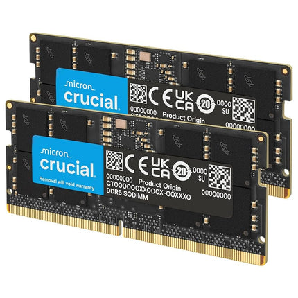Crucial DDR5 RAM 64GB Kit (2x32GB) 4800MHz SODIMM,