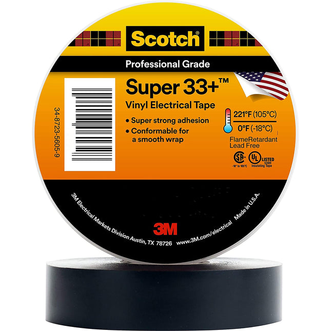 3M Scotch Super 33+ Electrical Tape - 2 in x 36 yd