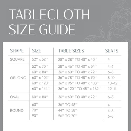 Elrene Home Fashions Monterey Linen Inspired Water- and Stain-Resistant Vinyl Tablecloth with Flannel Backing, 60 inches X 84 inches, Rectangle, Sage