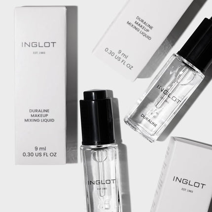 Inglot Duraline | Eyeliner sealant | Prolong Makeup Durability | Turn any Eyeshadow to Water Resistant Liquid Eyeliner | Transparent | Waterproof | 9 ml