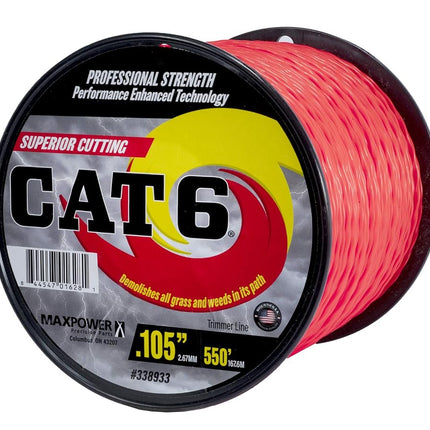 MaxPower 338933 0.105-in. x 550-ft. CAT6® Twisted Trimmer Line
